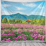 Blume Meer Indische Mandala Tapisserie Wandhalterung Boho Dekorative Spitze Hippie Hexerei Tapisserie Hintergrund Tuch A1 100x150