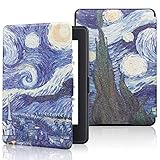 Hülle Für Kindle - Van Goghs Berühmte Malkreativität E-Reader Case 2021 Magnetic Smart Cover Für Neue Kindle 658 Cartoon Version Soft Auto Wake Up Case 2018 Kindle Paperwhite 4 10Th Generation C