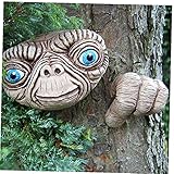 NaisiCore Baum Skulptur, Baum-Gesicht Garten-Dekorationen, Resin Statue Verzierungen für Rasen Yard Art Home Garten Dek