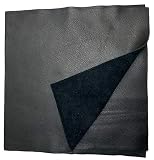 BYM selbstklebende folie Leder Reparatur Patch Set, Folie für möbel Kunstleder Selbstklebend 50x135cm Lederflicken, Lederoptik Folie Möbelfolie Tapeten Lederreparatur Sofa Möbel Schw