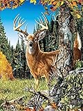 Volle Quadratische Runde Diamant Malerei Tiere Strass Mosaik Kunst Diamant Stickerei Hirsch 5D DIY Handwerk Kit A11 50x70