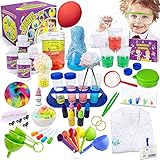 UNGLINGA Kinder Wissenschaft Experiment Kits 30 Schule Labor Experimente mit Laborkittel Wissenschaftler Spielzeug Geschenke für Jungen Mädchen im Alter von 5 - 11 Jahren verkleiden und Rolle Sp