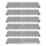 LLPP Garten-Katzenschreck-Matten, 6er-Pack-Scat-Matte für Katzen, katzenabweisende Outdoor-Scat-Matte, Abschreckungsmatten für Haustiere, Plastikmatten mit Spik