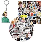 GTOTd Aufkleber für Criminal Mind 100 Stück（mit Matthew Gray Meme Schlüsselbund） TV shuow Merch Geschenke für Laptop Wasserflasche Teenager M