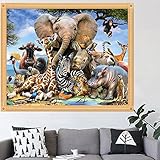 Cold Toy Zoo Elefant Tier 5D Diamant Stickerei Malerei Kreuzstich Home Wall D