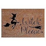 Amandaz Geisterkürbis Druck Teppich Eingang Decor Willkommen Zuhause Badezimmer Tür Fußmatten Party Dekoration Halloween Welcome Home Matte rutschfeste Unterseite Indoor Outdoor Tepp