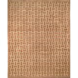 Safavieh Tibetan Collection TB104C Hand-Knotted Modern Premium Wool Area Rug, 5' x 7'6', Taupe / Black