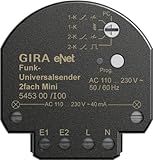 Gira 545300 Funk Universalsender Mini 2-Fach Gira eN