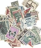 Frankreich 50 Briefmarken Kolonien vor Unabhängigkeit Neu & Entwertet (Briefmarken für Sammler)