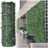 FFVWVGGPAA Garden Fencing Sichtschutzzaun Atmungsaktiv Dichter Balkon Bildschirm Gartenterrasse Dekoration Zäune Garten Sichtschutzzaun Efeu Hecke Künstliche Pflanzenwand F001127