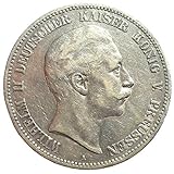 Münze Silber 5 Mark 1900 A Preußen Wilhelm II - Prachtexemp