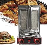 Gyro Grill Hähnchengrill Vertikale Broiler Gaskochmaschine Spinnen Döner 3000W Chef G