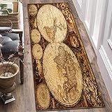 ZJXSNEH Moderner Klassisch Hotelflur Teppich Haushaltskorridor Prägnanter Langer Teppich Eingangsboden Fußmatte Weicher Nordic Aisle Runner Teppich Gelb 40X120CM