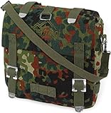 normani Bundeswehr Kampftasche klein Umhängetasche Canvas Bag Farbe Fleck