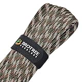 BROTREE Paracord Schnur 550 Nylon Seil mit 9 Strängen Fallschirmschnur Reißfestem Kernmantel Seil 280KG Bruchfestigkeit (Standard, Reflektierende)