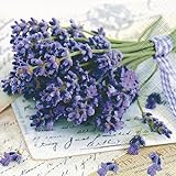 20 Servietten Lavender Greetings – Lavendel grüßt 33x33