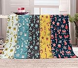 YASHASHII Kuscheldecke Flanell Fleecedecke 3D Weihnachten Wohndecke 100 x 130 cm Weiche& Warme Sofaüberwurf Deck