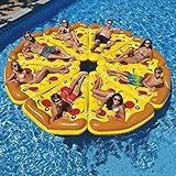 Luftmatratzen für den Sommer, kreatives Pizza, schwimmende Reihenhalterung, für Erwachsene, Strand, Strand, Wasser, schwimmendes Bett, 180 x 135 x 30 cm, schwimmende R