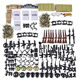 BRIGO Custom Waffen Set Soldaten Spielzeug Waffen Zubehör, Mini Waffen Kompatibel mit Leg