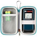 Tasche kompatibel mit Bosch GLM 20 Blaze 18,5 m Laser-Entfernungsmesser, harte Reise Transport Laser Messwerkzeug Aufbewahrungstasche Tasche mit Netztasche (nur Box)