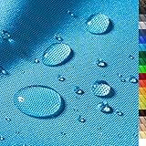 1buy3 'Monaco Wasserdichter Polyester Stoff | 12.000 mm Wassersäule | Farbe 14 | Türkis | Polyester Stoff 160cm breit Meterware wasserdicht Outdoor ex