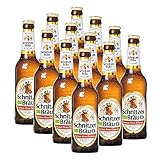 12 Flaschen - Schnitzer Bräu | German-Hirse-Premium | *glutenfrei* | 0,33 Liter, 5,0% Vol. | inkl. Pfand 0,96 €