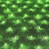 QYK -200 LED Solar-Netzlicht, 3M * 2M romantische wasserdichte Lichterkette, Balkonzaun-Maschenbeleuchtung, Solarnetz-Lichterketten,4g