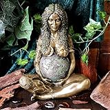 Zueyen Gaia Statue Mutter Erde Kunststatue Polyresin Figur Mutter Erde Statue Home Garden Dekorative Polyresin Figur Kunststatue Outdoor Decor O