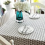 YDyun Abwaschbar Kunststoff für Gartentisch Feiertage Party Hochzeit Outdoor Camping Dreieckige geometrische Sp