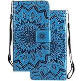 LEMORRY Handyhülle für Huawei Y360 / Huawei Y3 Hülle Tasche Ledertasche Beutel Haut Schutz Magnetisch SchutzHülle Weich Silikon Cover Schale für Huawei Y360 / Huawei Y3, Blühen Schw