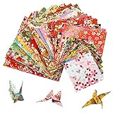 Origami Papier Set - MOOKLIN ROAM 60 Blatt Unterschiedliche Muster papier Japanisches Papier 3 Größen DIY Handwerk Origami-Papier für Origami und Bastelprojekte for Kinder und Erwachsene,Random C