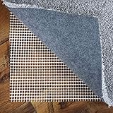 LILENO HOME Anti Rutsch Teppichunterlage aus Vinyl (50x80 cm) - Fußbodenheizung geeignete Teppich Antirutschmatte für Glatte und Harte Böden - Teppichstopper für EIN sicheres Z