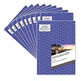 AVERY Zweckform 223-10 Fahrtenbuch für PKW im 10er-Pack (vom Finanzamt anerkannt, A5, 80 Seiten insgesamt 858 Fahrten, für Deutschland und Österreich zur Abgrenzung privater/geschäftlicher Fahrten)