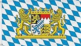 normani Fahne mit Messingösen 90 x 150, 150 x 250 oder 300 x 500 cm wählbar Farbe Bayern Größe 150 x 250
