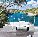 Fototapete Nordic Island Schöne Landschaft Wandbild Wohnzimmer Schlafzimmer Hintergrund Dekoration Wandtuch fototapete 3d effekt tapeten Wohnzimmer Schlafzimmer kinderzimmer-300cm×210