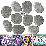 Steine Kiesel Strand Kiesel Malerei Steine Zum Bemalen 10 Stück Kunst Flusssteine Dekosteine Diy Felsen Strand Kiesel Glatte Felsen Steine Für Malerei Flache Steine Zum Malen Zierkies Kiesel 5-8