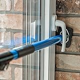 ALLEGRA Sicherungsstange für die Fenstersicherung und Türsicherung, Einbruchschutz für Fenster und Türen (0,65m - 1,15m, Blau)