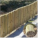 Zaun Sichtschutz Windschutz Bambuszaun Sichtschutz Bambusmatte Bambusstahldurchmesser Innenhof Außenbalkon Abstellgleis Dekorative Zäune GCSQF210410