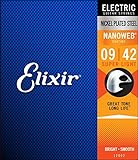Elixir® Saiten E-Gitarrensaiten mit NANOWEB®Beschichtung, Super Light (.009-.042)