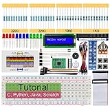 FREENOVE LCD 1602 Starter Kit for Raspberry Pi 4 B 3 B+ 400, 321-Page Detailed Tutorials, Python C Java Scratch Code, 151 Items, 43 Projects, Solderless Breadb