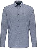 Pierre Cardin Herren Langarm Hemd, blau, 3XL