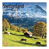 Bright Day Wandkalender 2022 Schweiz 30,5 x 30,5 cm, europäisches R