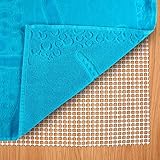 Lospitch Teppichunterlage Antirutschmatte Teppichstopper, Rutschschutz für Teppich, Teppichunterlage rutschfeste unterlag, PVC-Material,kann geschnitten Werden, für alle Böden, 60x120