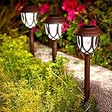 Outdoor-Solargarten-Sonnenblumenlichter Verbesserte 28 LED-Solarbetriebene Lichter mit wasserdichten dekorativen Solar-Ideen-Lichtern für den Garten-Patio-Hinterhof -1 Packung-Gelb