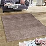 Estiva Home Enjoy Hochflor Teppich Wohnzimmer Kurzflor Weich Modernes Einfarbiges Muster Farbe: Beig