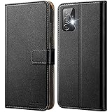 HOOMIL Samsung A52 Hülle, Samsung Galaxy A52 Hülle, Samsung Galaxy A52S 5G Hülle Leder Tasche Flip Case Handyhülle für Samsung A52 5G/4G/A52S 5G Schw