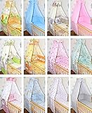 Himmel Vollstoff für Baby Bett Vollstoffhimmel D1