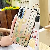 Anti-Staub Soft Case Lulumi Handyhülle für TCL 20S/20 5G/20L/20L+, Anti-Klopf für Mädchen Mode Design Schmutzabweisende Handyhalterung Wasserdicht Original Stoßfest Lanyard Kickstand Rückabdeckung, 9