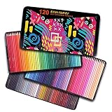 Buntstifte 120 Farbstifte, Malstifte – Buntstifte für erwachsene professionelles Stiftset für Erwachsene und Kinder – Polychromos ideal zum Ausmalen von Bildern, Erwachsenen, Malbuch, Schreibg