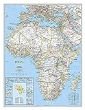 Afrika politisch, laminiert: Wall Maps Continents (National Geographic Reference Map)
